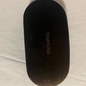Tom Ford eyeglass case. Brown. Velvet.